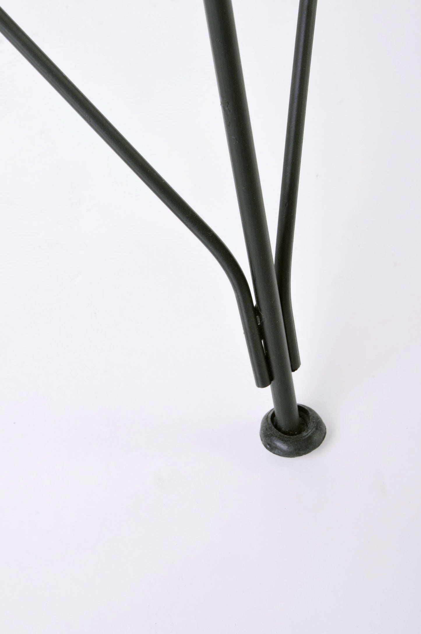 Sedia pranzo rattan con gambe in ferro set da 4 sedie