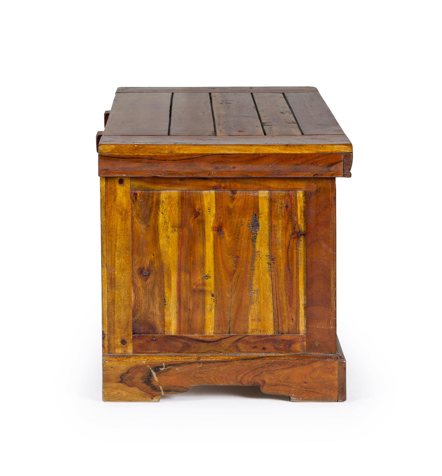 Cassapanca indiana stile provenzale rustico legno massiccio di Acacia