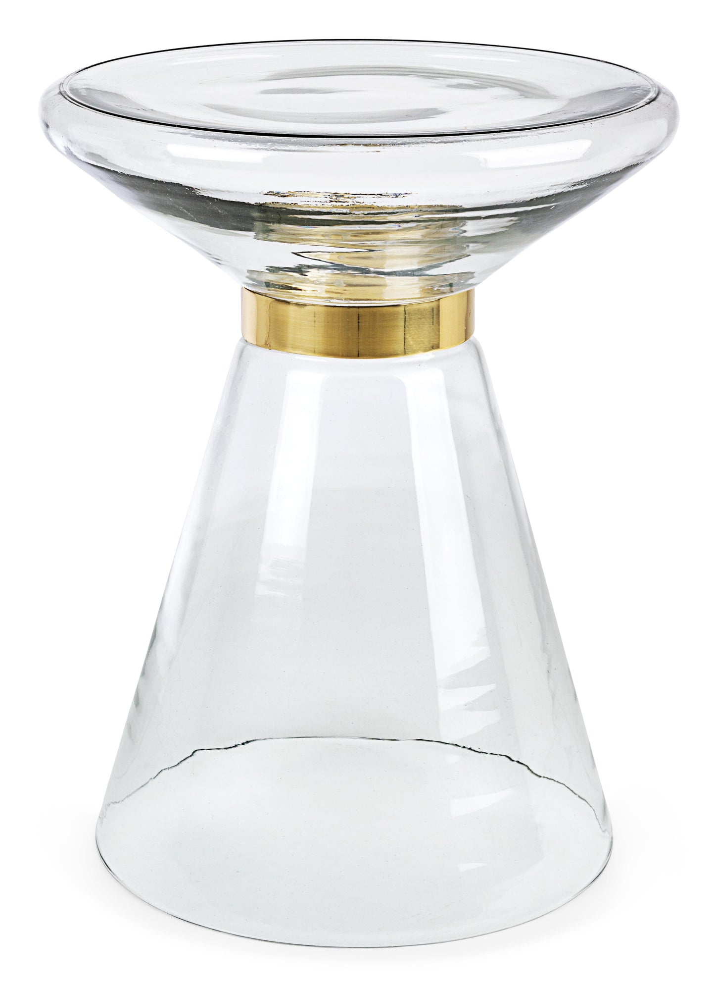 Tavolino Azmin in vetro grigio fume' D36