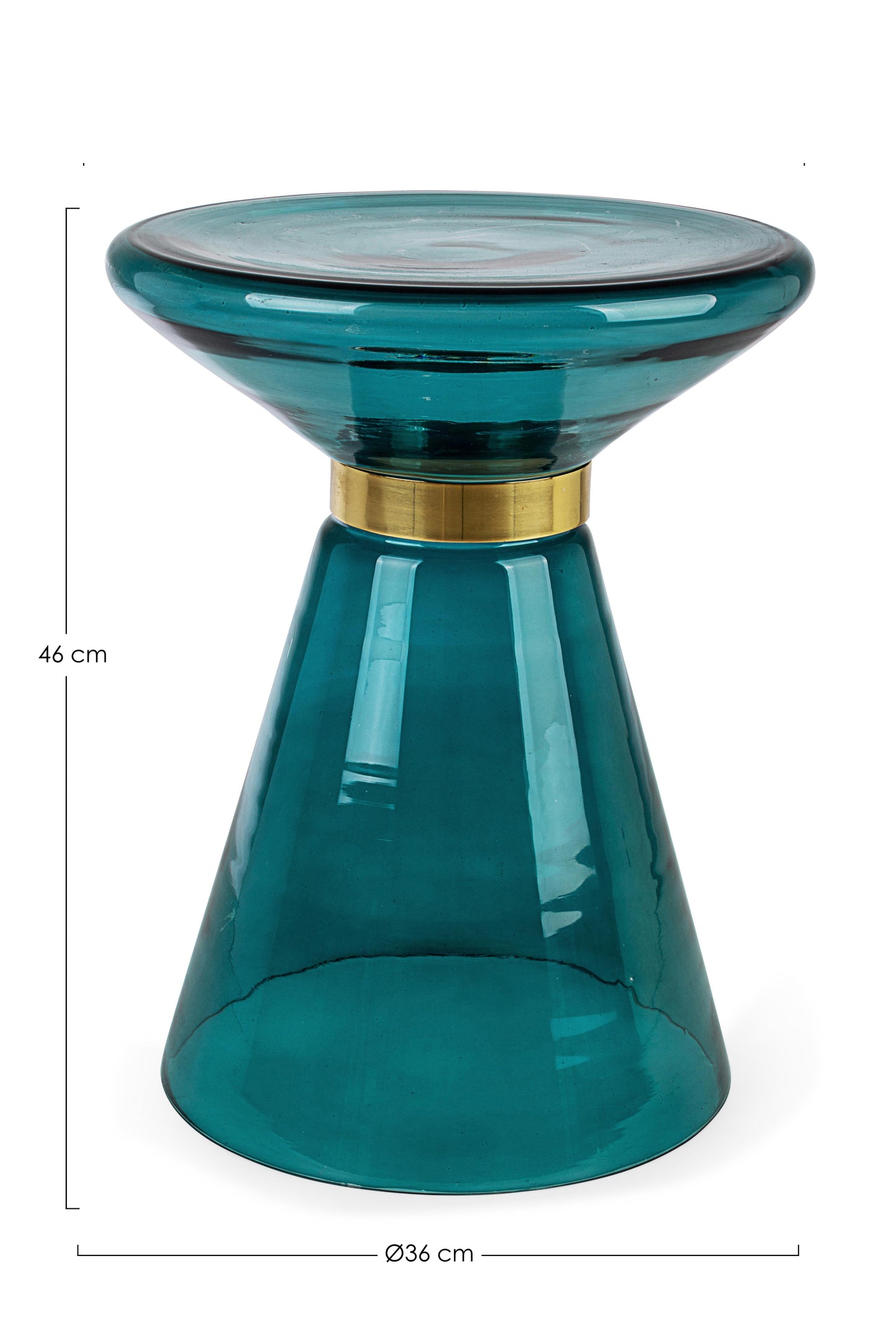 Tavolino Azmin in vetro grigio fume' D36