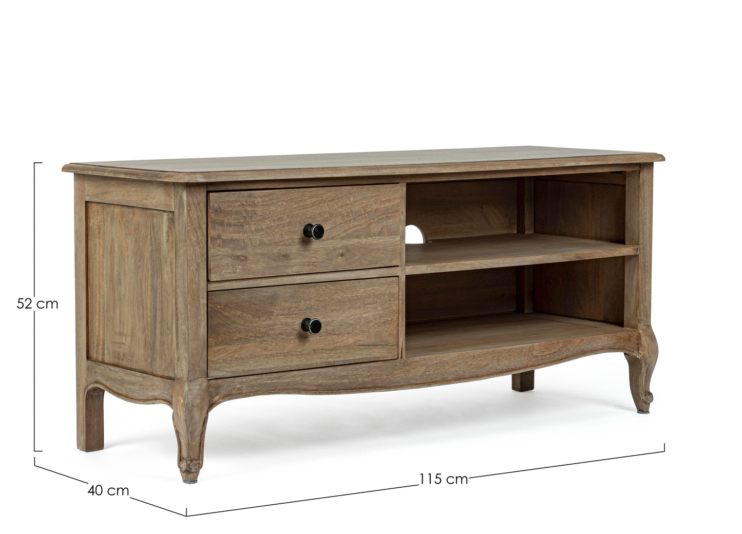 Credenza porta tv provenzale classico in legno massiccio