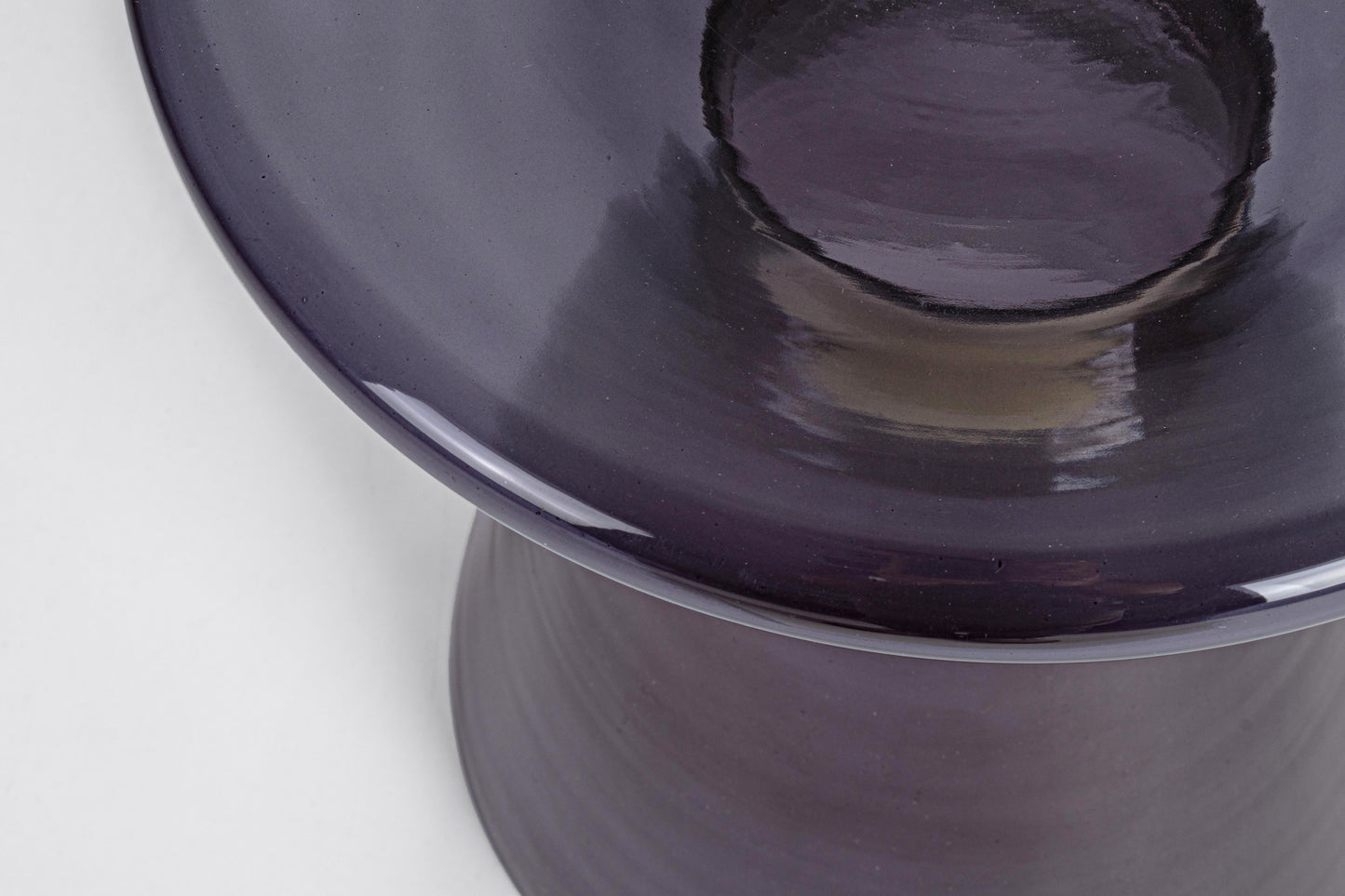 Tavolino Azmin in vetro grigio fume' D36
