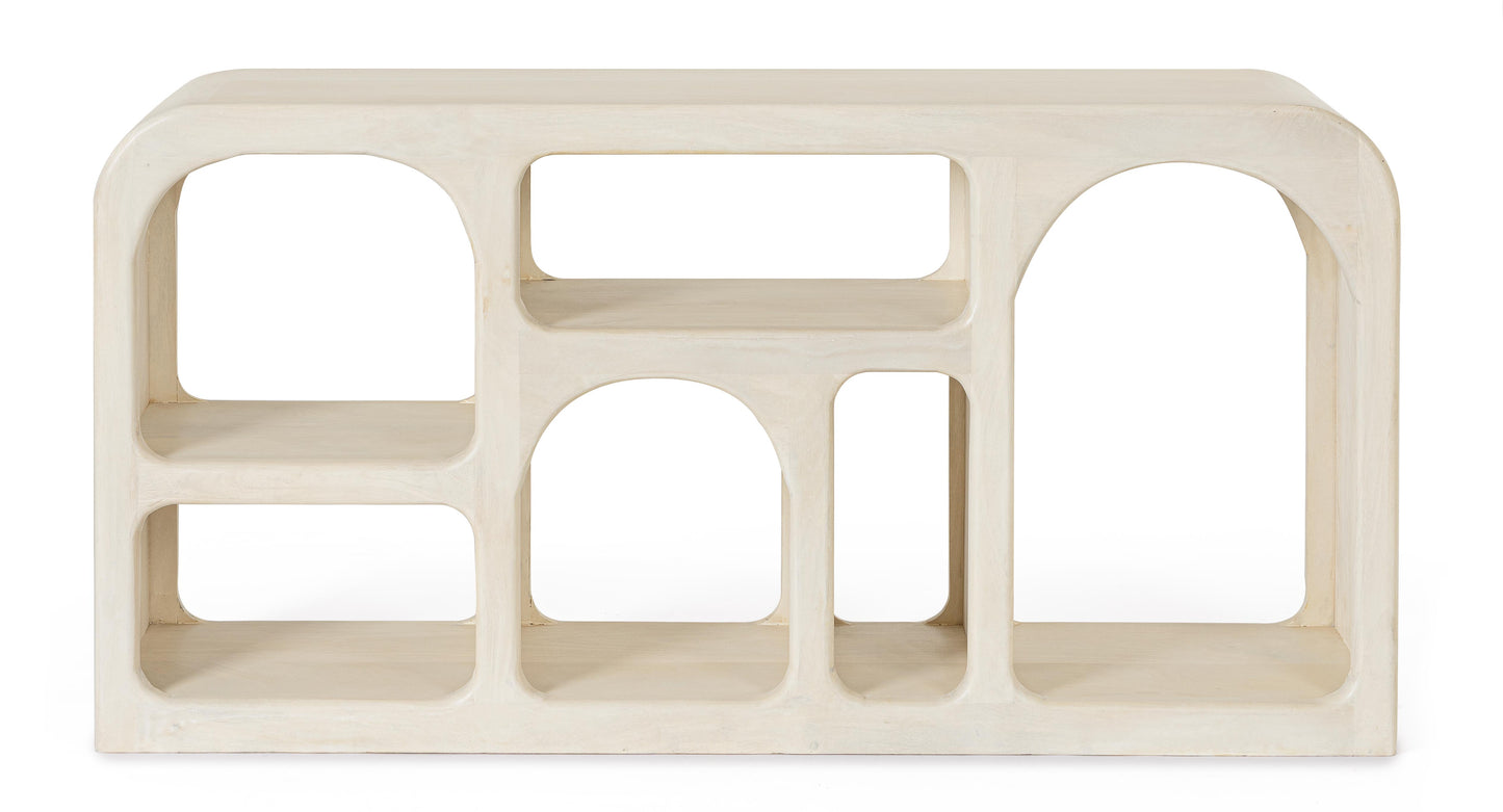 Mobile credenza a giorno design etnico moderno geometrico