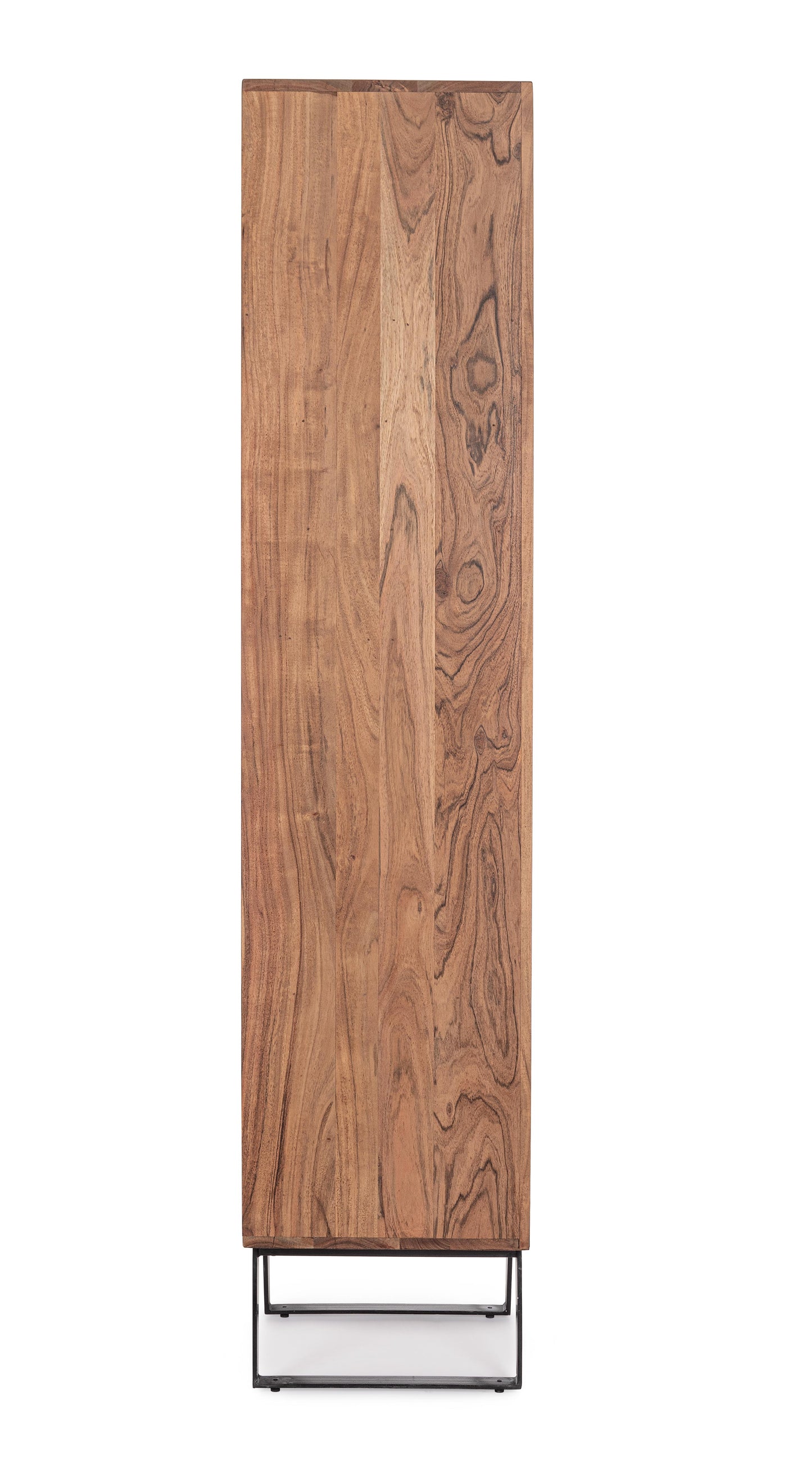 Mobile bar colonna industrial vintage legno massiccio