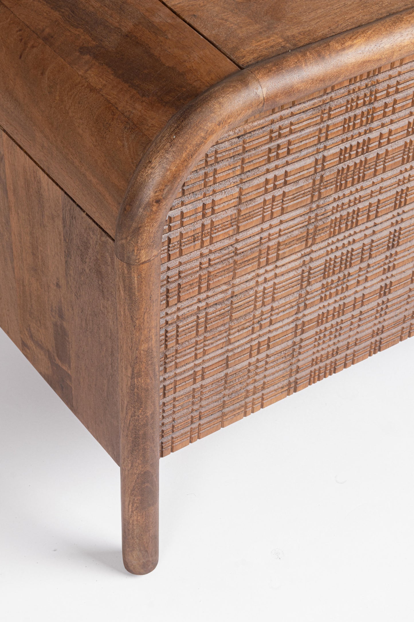 Mobile porta tv 4 ante in legno massiccio dark design vintage