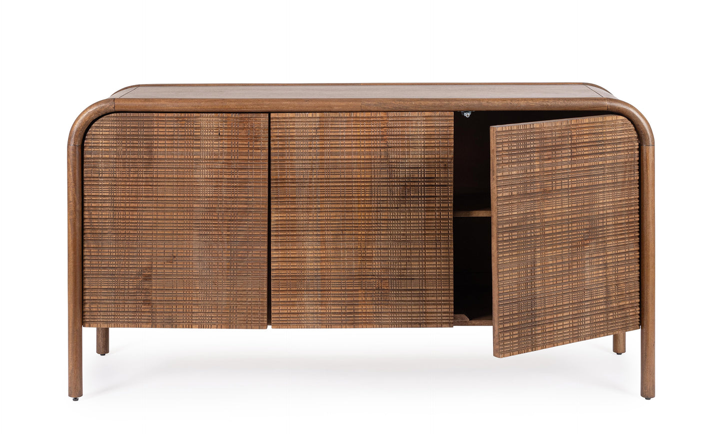 Credenza 3 ante in legno massiccio dark design vintage