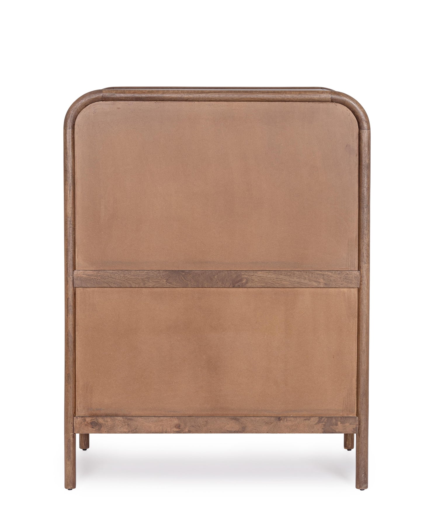 Credenza alta 4 ante in legno massiccio dark design vintage