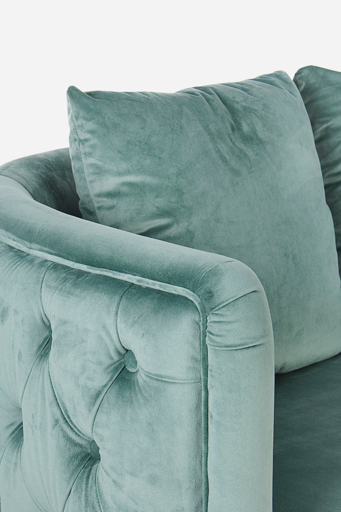 Divano vintage in velluto e ottone