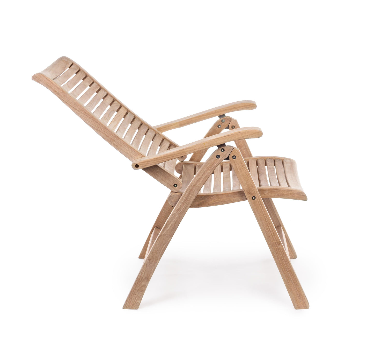 Poltrona reclinabile in Teak da esterno