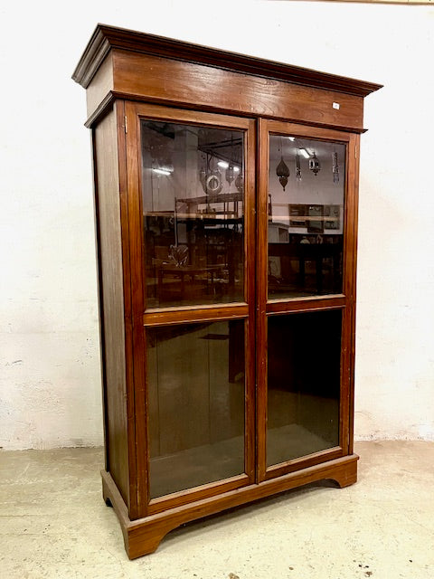 Vetrina coloniale in teak