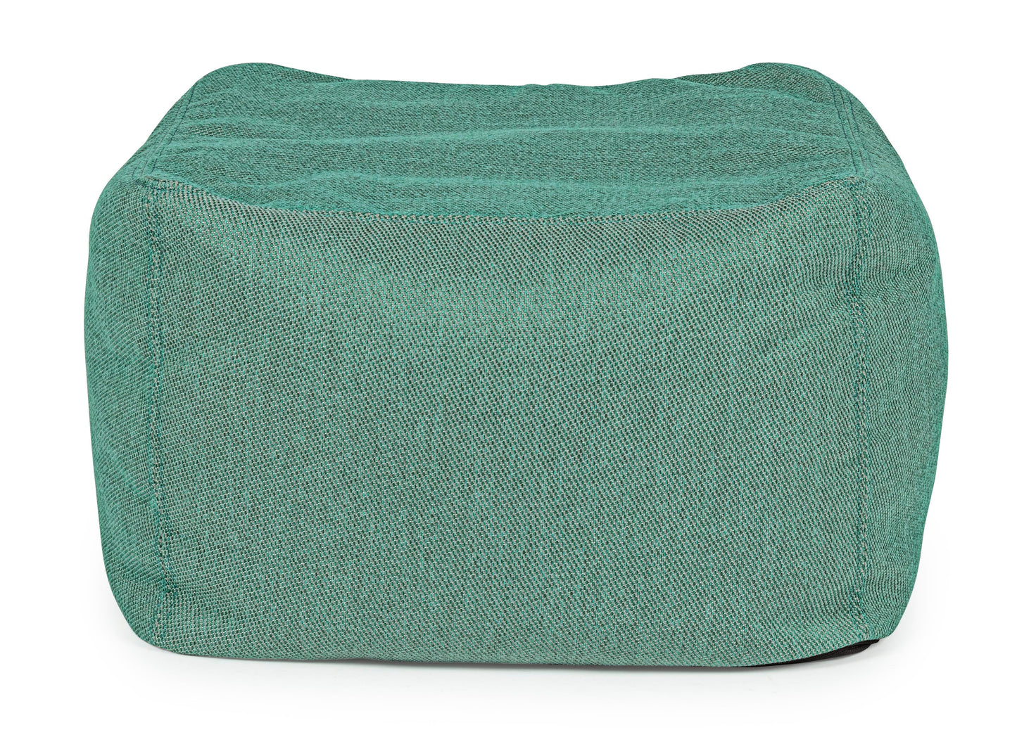 Pouf 50x50 in tessuto sfoderabile per esterni - 4 colori disponibili VERDE GIADA -lapagoda.net