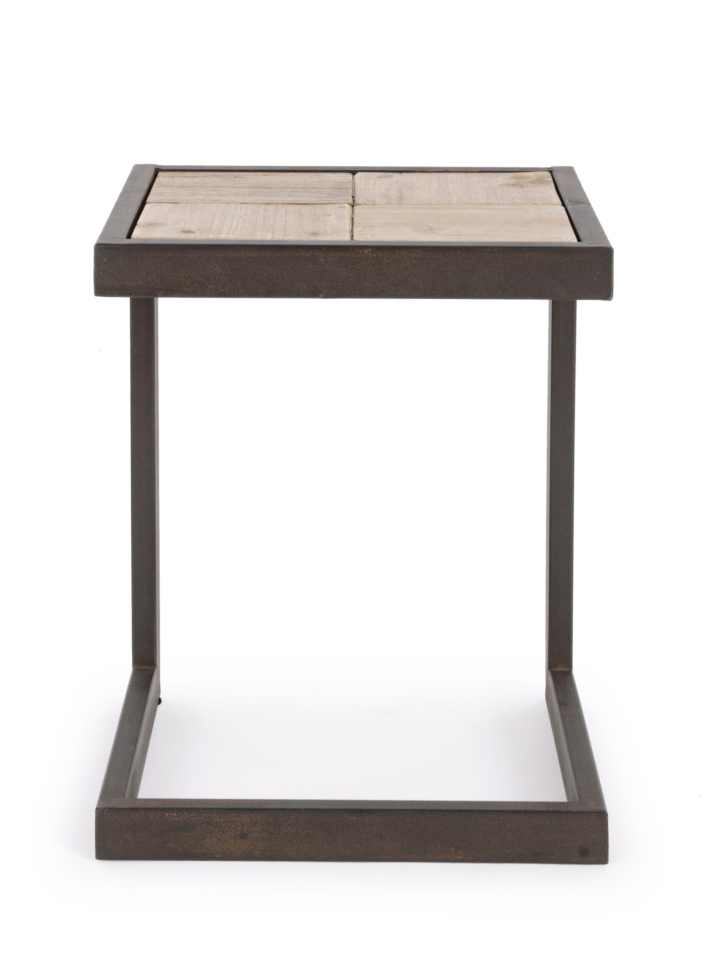 Sgabello industrial gambe in ferro con tirante e seduta in legno di abete grezzo naturale H47 sconto 20% - lapagoda.net