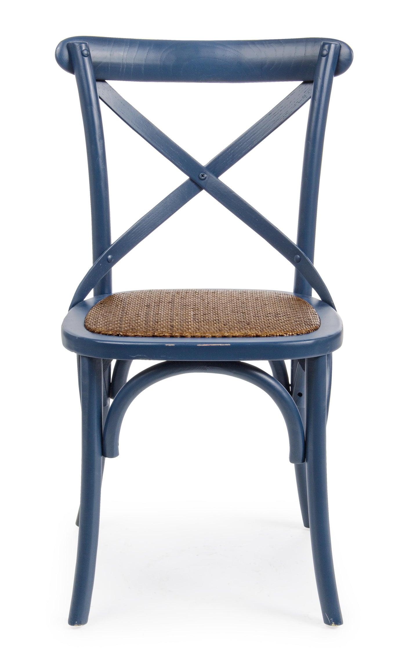 Sedia pranzo vintage x in legno di Olmo e seduta in rattan naturale colori a scelta - lapagoda.net