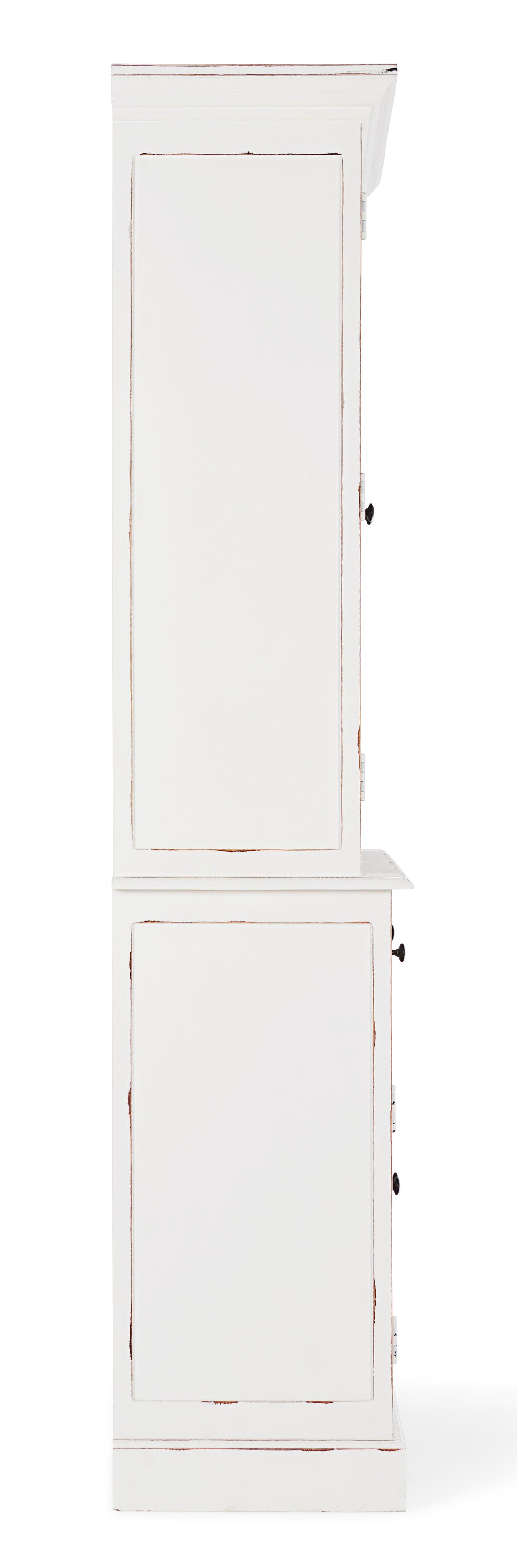 Vetrina shabby chic classico provenzale finitura in Bianco o nero - lapagoda.net