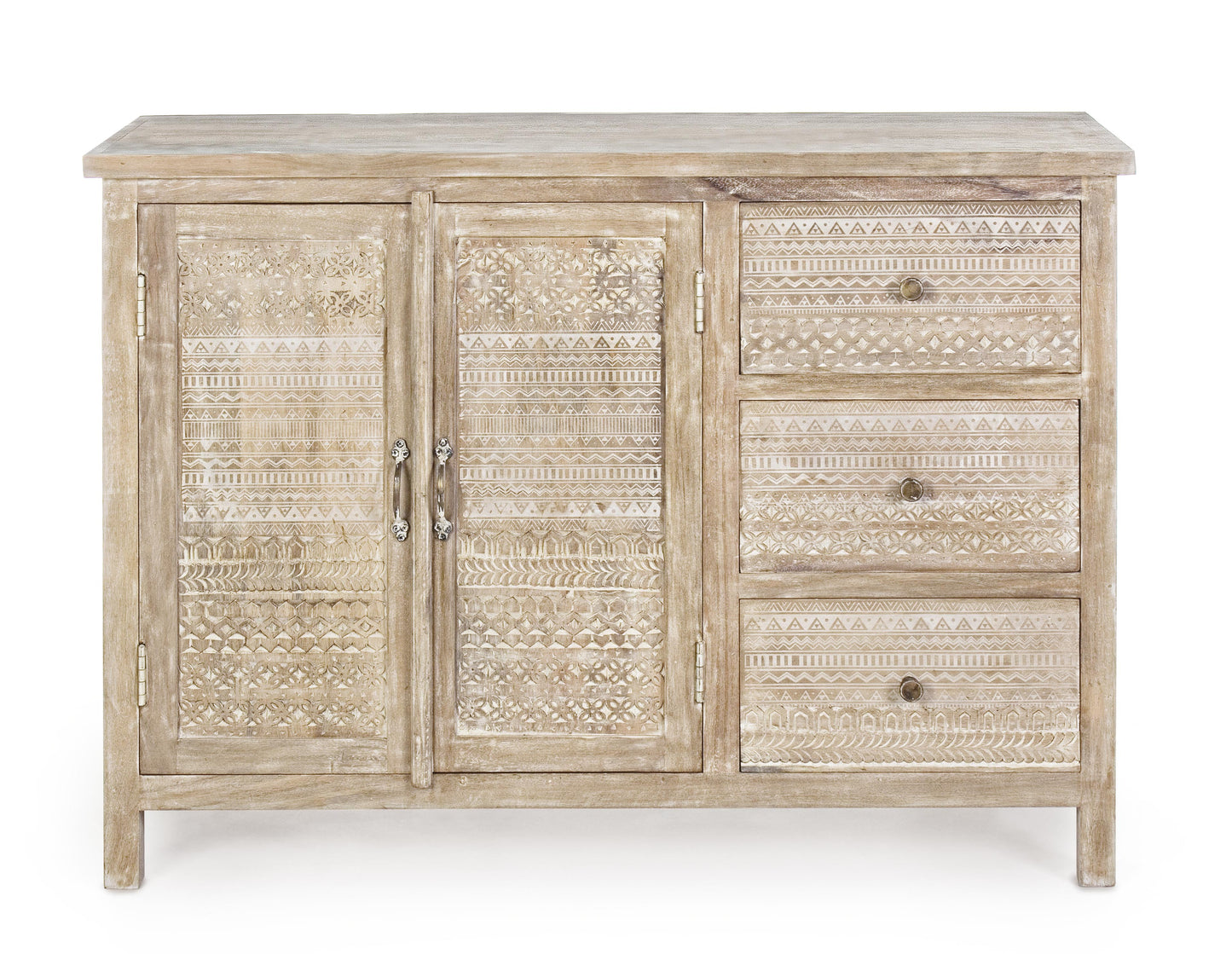 Credenza shabby chic 2 ante 3 cassetti sconto 20% - lapagoda.net