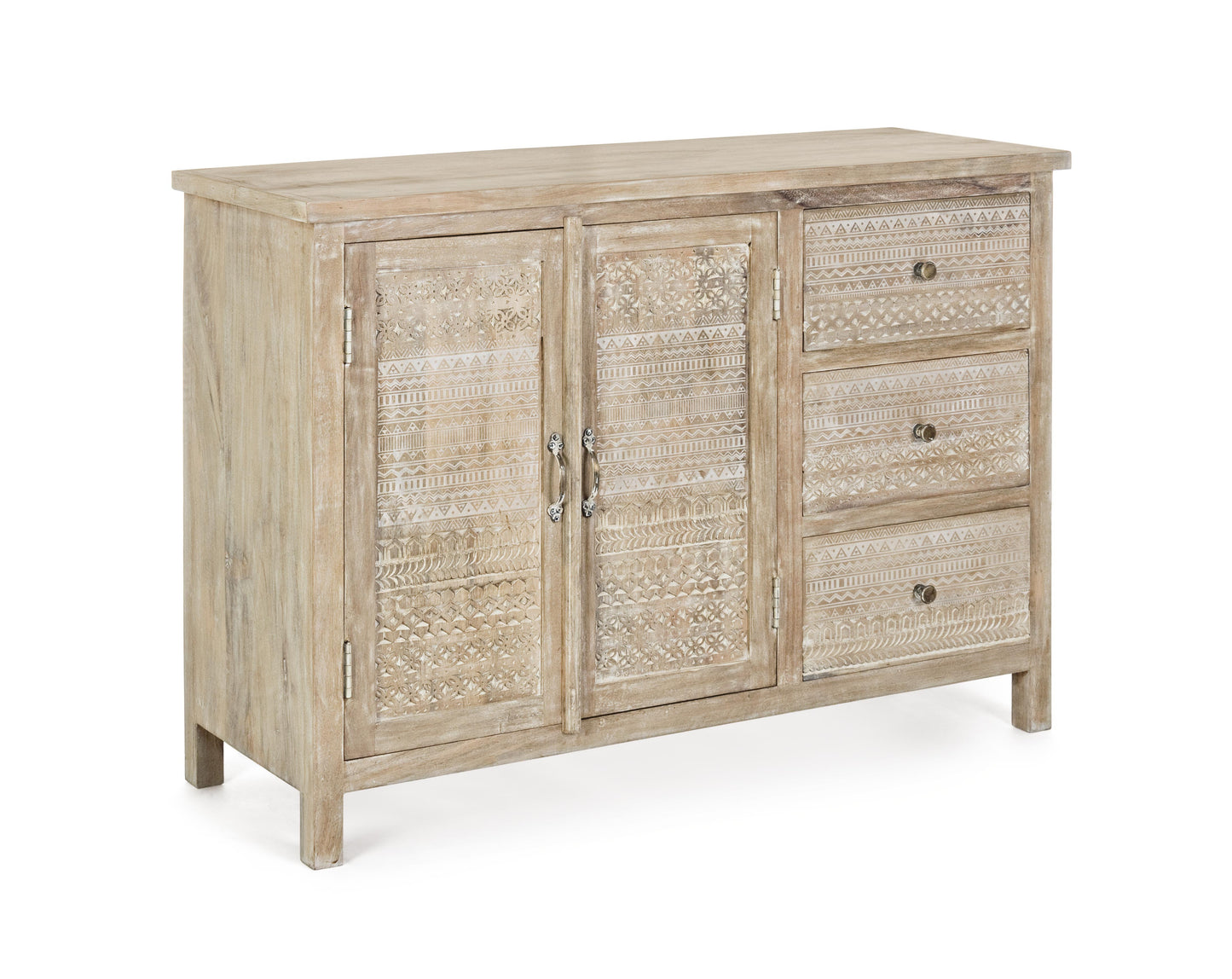 Credenza shabby chic 2 ante 3 cassetti sconto 20% - lapagoda.net