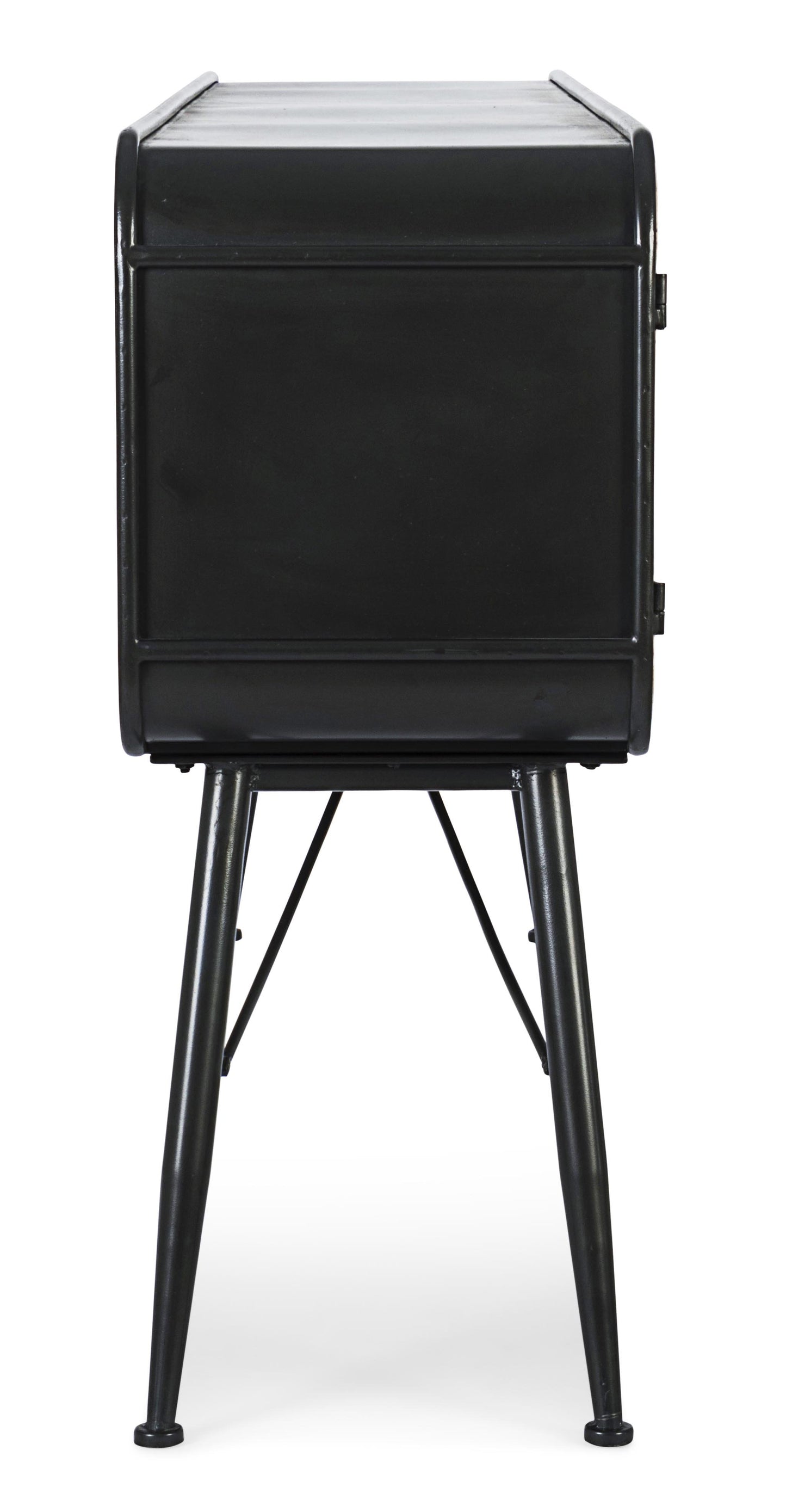 Credenza 3 ante 2 cassetti in ferro e rattan con gambe vintage - SCONTO 20% - lapagoda.net