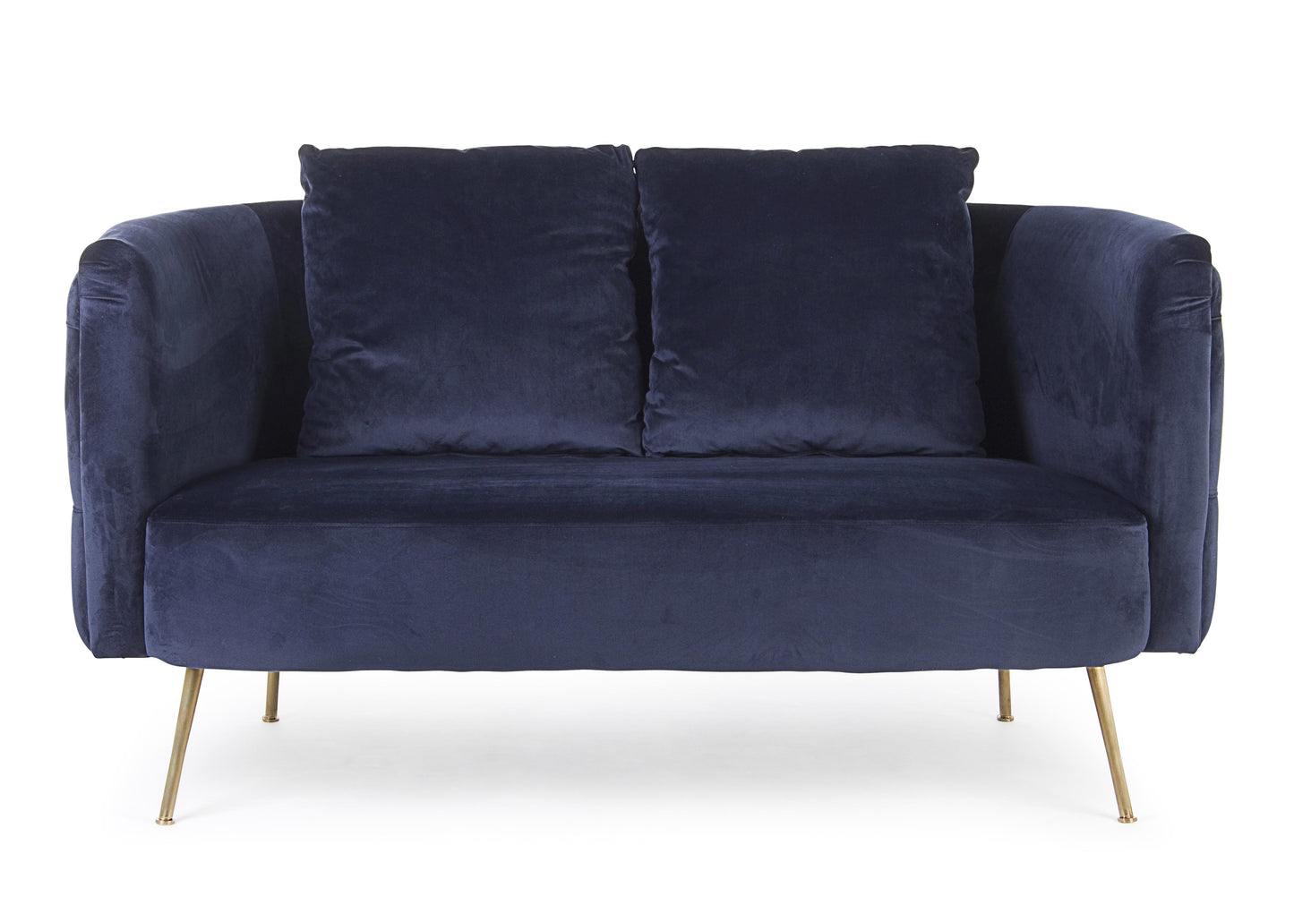 Divano 2 posti vintage velluto blu SCONTO 20% - lapagoda.net