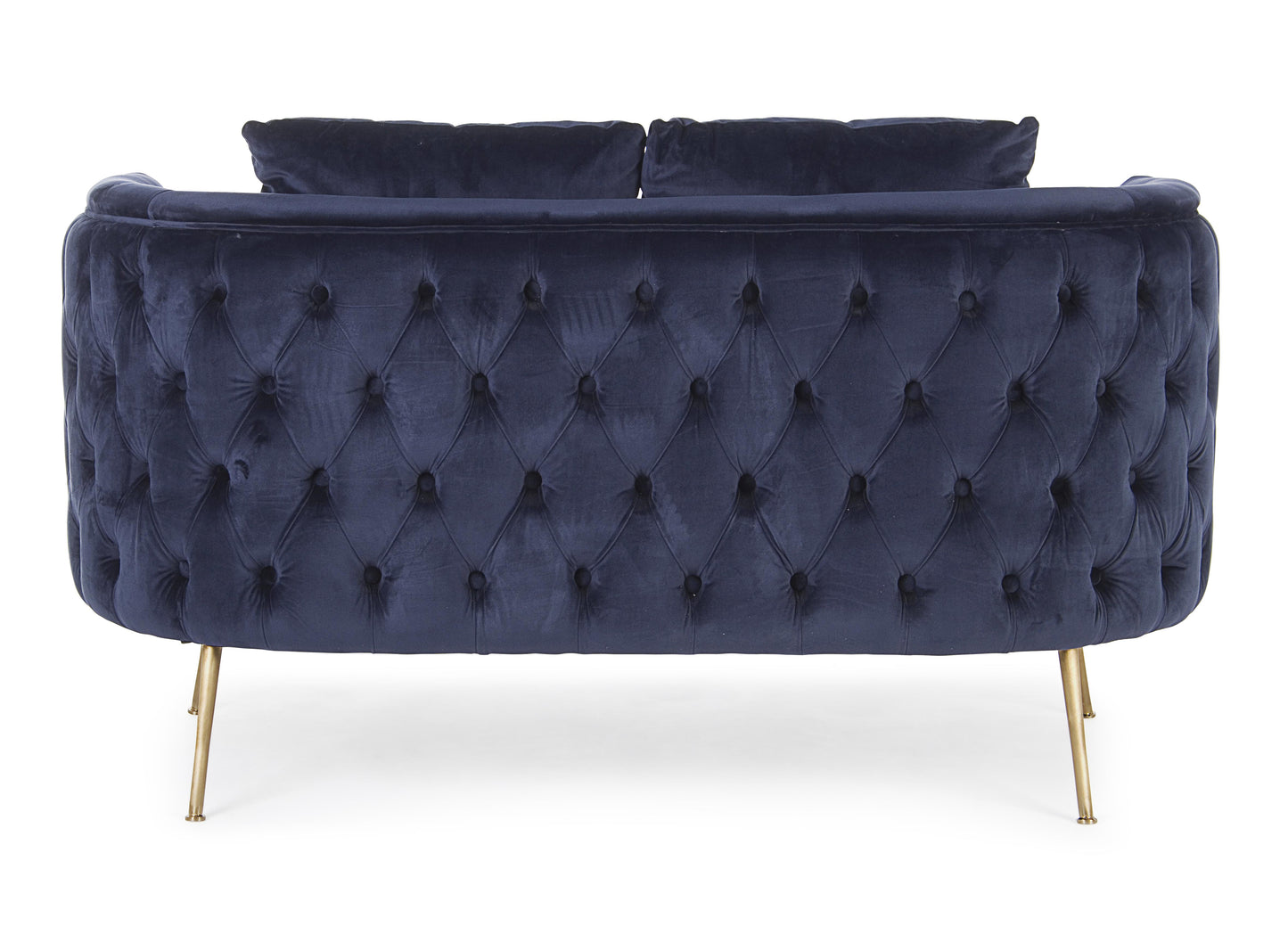 Divano 2 posti vintage velluto blu SCONTO 20% - lapagoda.net