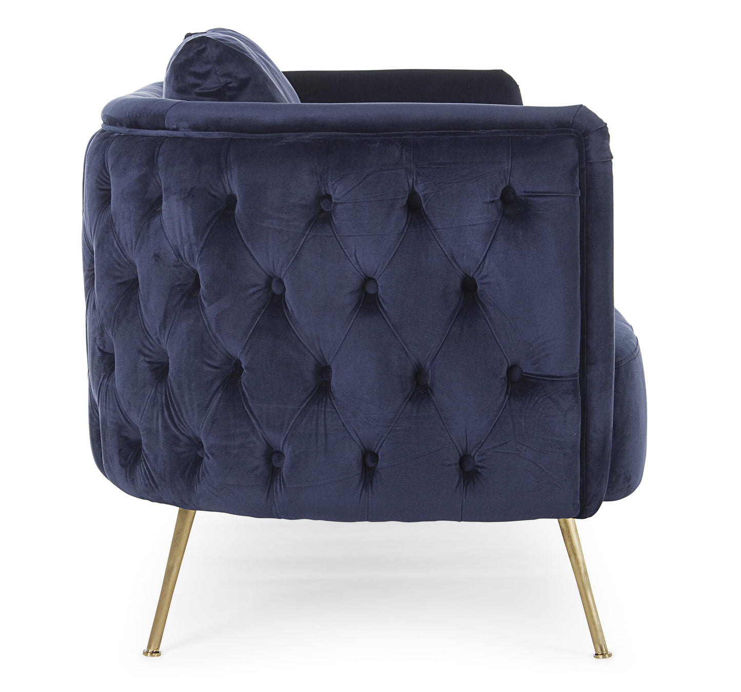 Divano 2 posti vintage velluto blu SCONTO 20% - lapagoda.net
