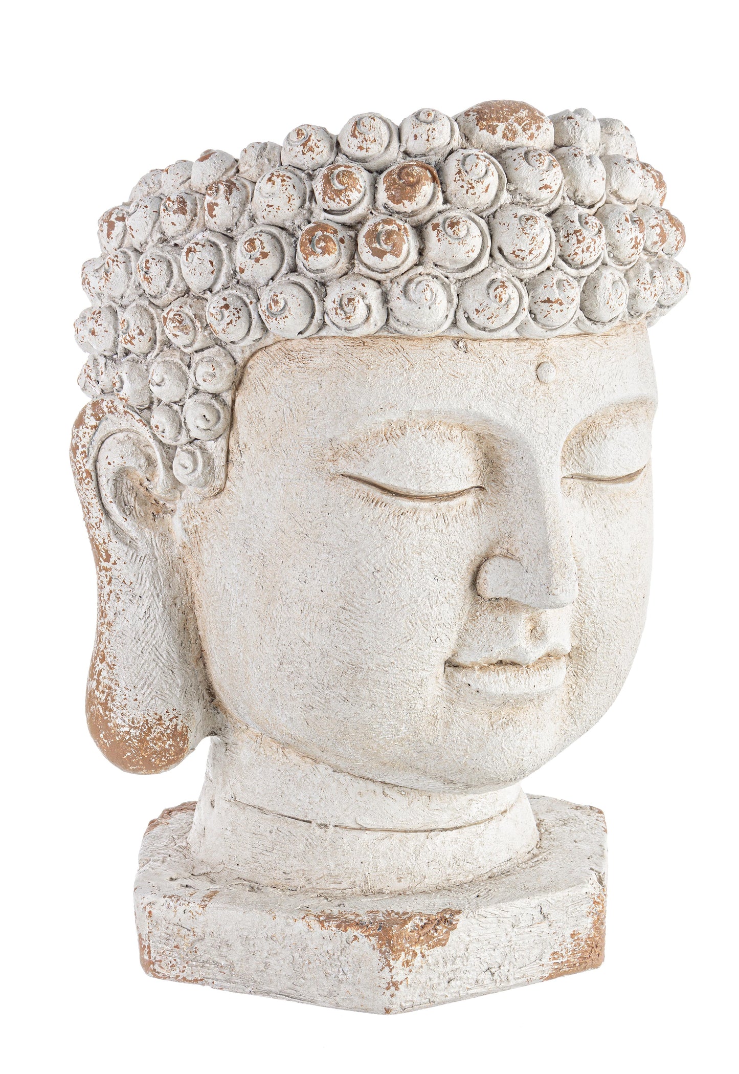VASO TESTA BUDDHA, GANESHA, CAVALLO in pietra - lapagoda.net