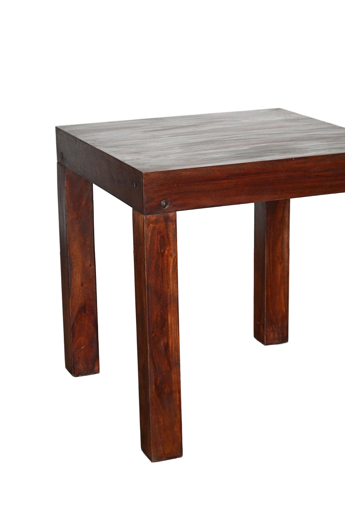 Tavolo Pranzo quadrato gamba dritta in legno massello di Acacia da 80 cm -BH.11.03- - lapagoda.net