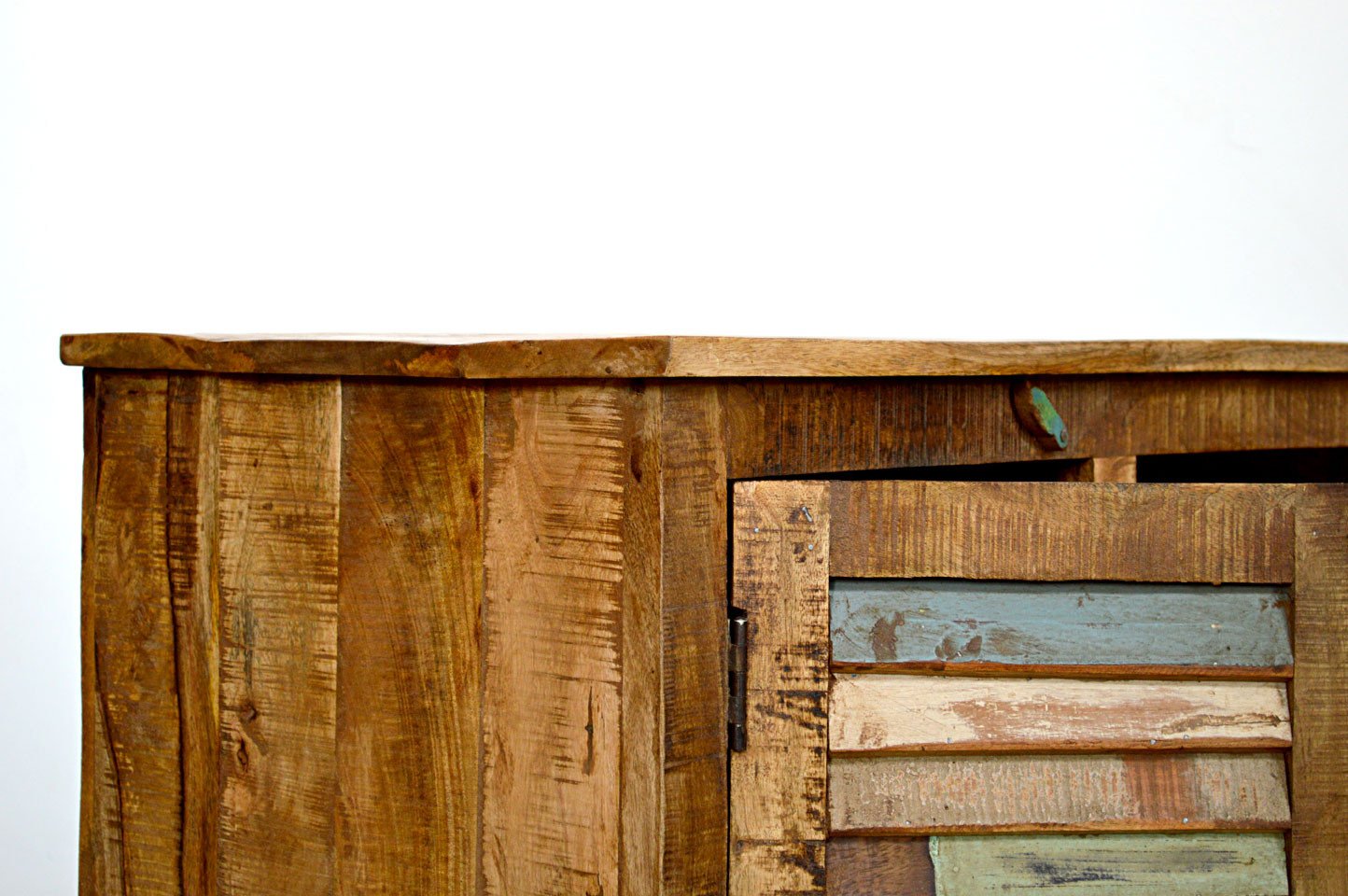 Credenza Vintage Porta TV in Legno Riciclato - 2 ante 2 vani -BH LB 245 - lapagoda.net