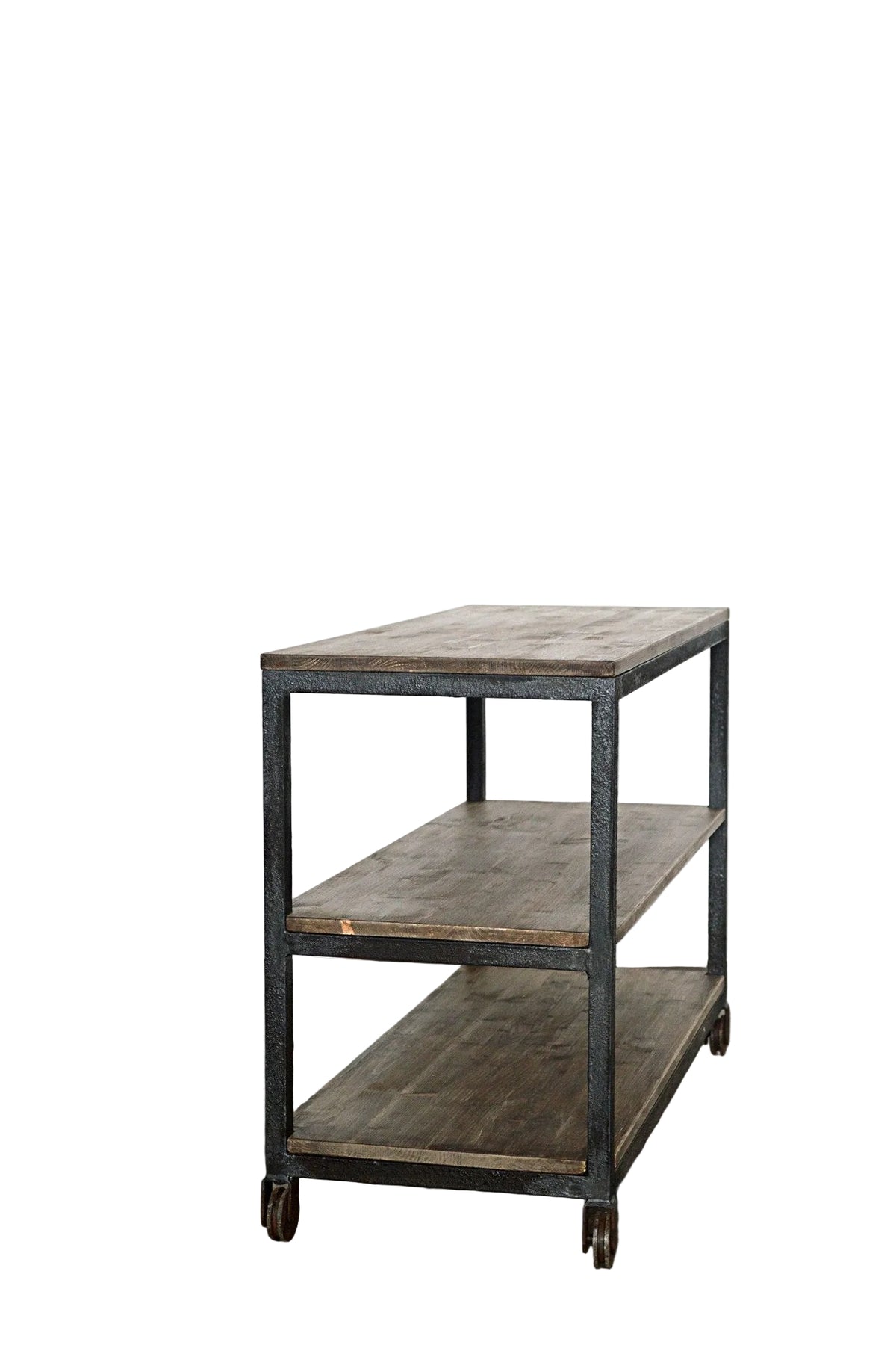 Credenza Porta TV Industrial con ruote -L.lib100- - lapagoda.net
