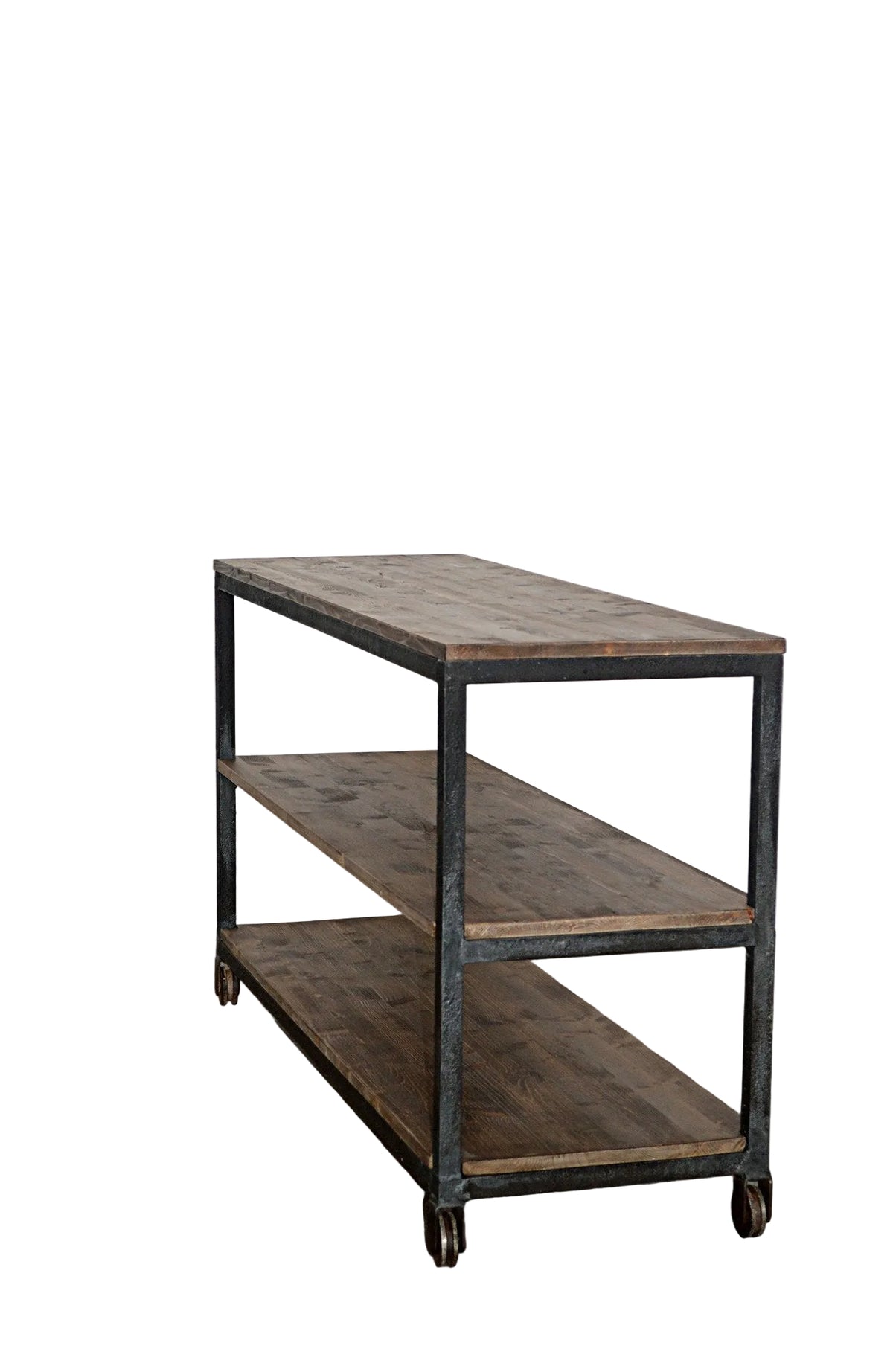 Credenza Porta TV Industrial con ruote -L.lib120- - lapagoda.net
