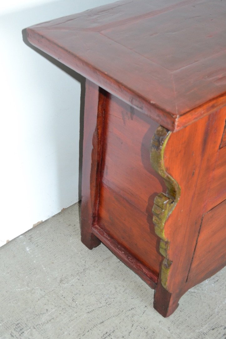 Credenza Originale Gansu Cina in Olmo - 3 cassetti 2 ante LP.14.11.04 - lapagoda.net