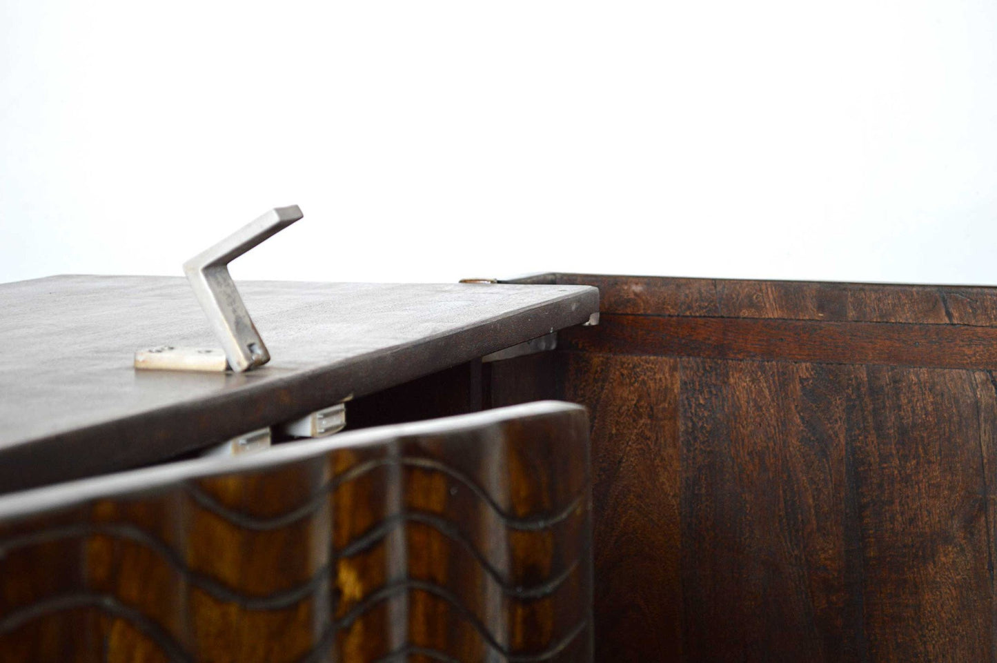 credenza in legno massello di palissandro mobili indiani online alluminio e legno massello mobili etnici online