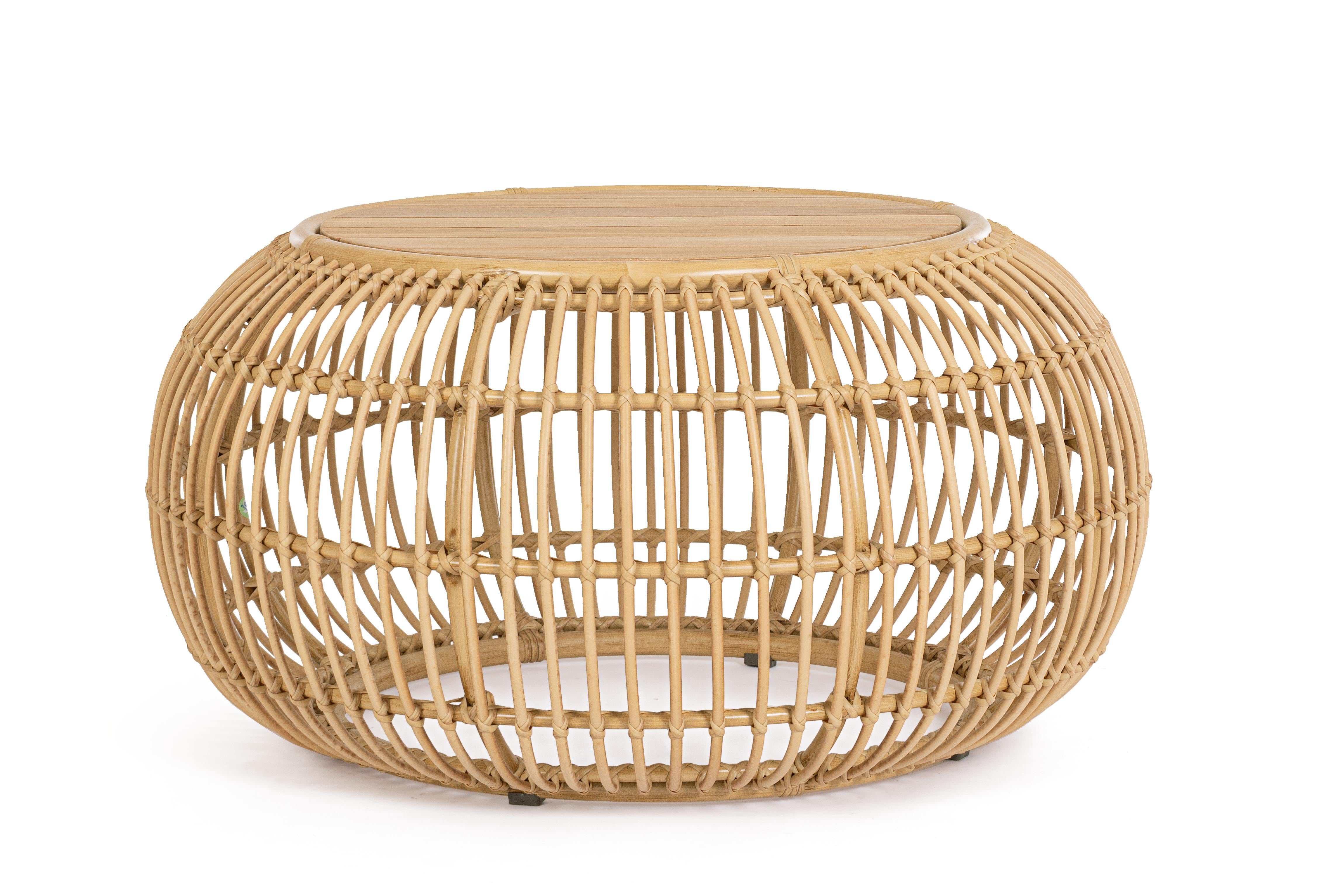 Tavolino Da Esterno In Vimini E Rattan Con Piano In Vetro E Ripiano | Tavolo Quadrato Oro Per Patio, Giardino E Balcone | Mobiletto Portaoggetti In Ferro E Sintetico