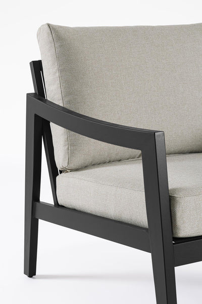 Set salotto etnico per esterno in alluminio con cuscini