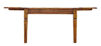 Tavolo indiano allungabile effetto rustico country chic da 120 a 200 cm e da 200 a 290 cm