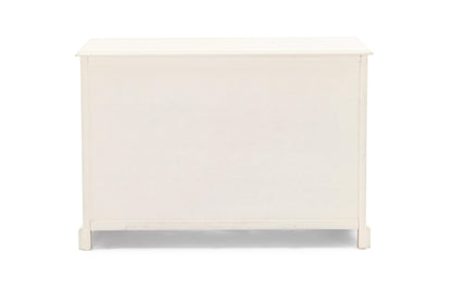 Credenza dispensa Vintage Shabby legno massello e paglia di Vienna - lapagoda.net