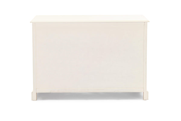 Credenza dispensa Vintage Shabby legno massello e paglia di Vienna