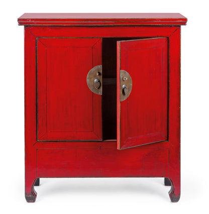 Credenza cina rossa 2 ante - lapagoda.net