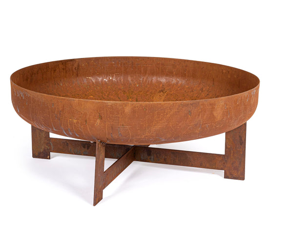 Braciere in acciaio corten ruggine