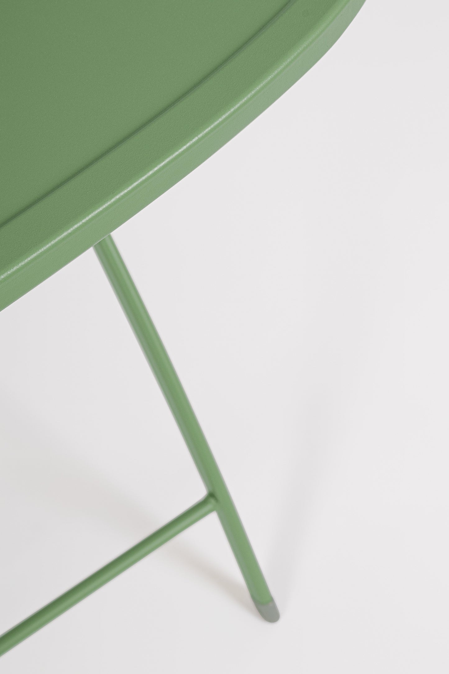 Set bistrot da esterno pieghevole tavolo e 2 sedie in acciaio verniciato diversi colori