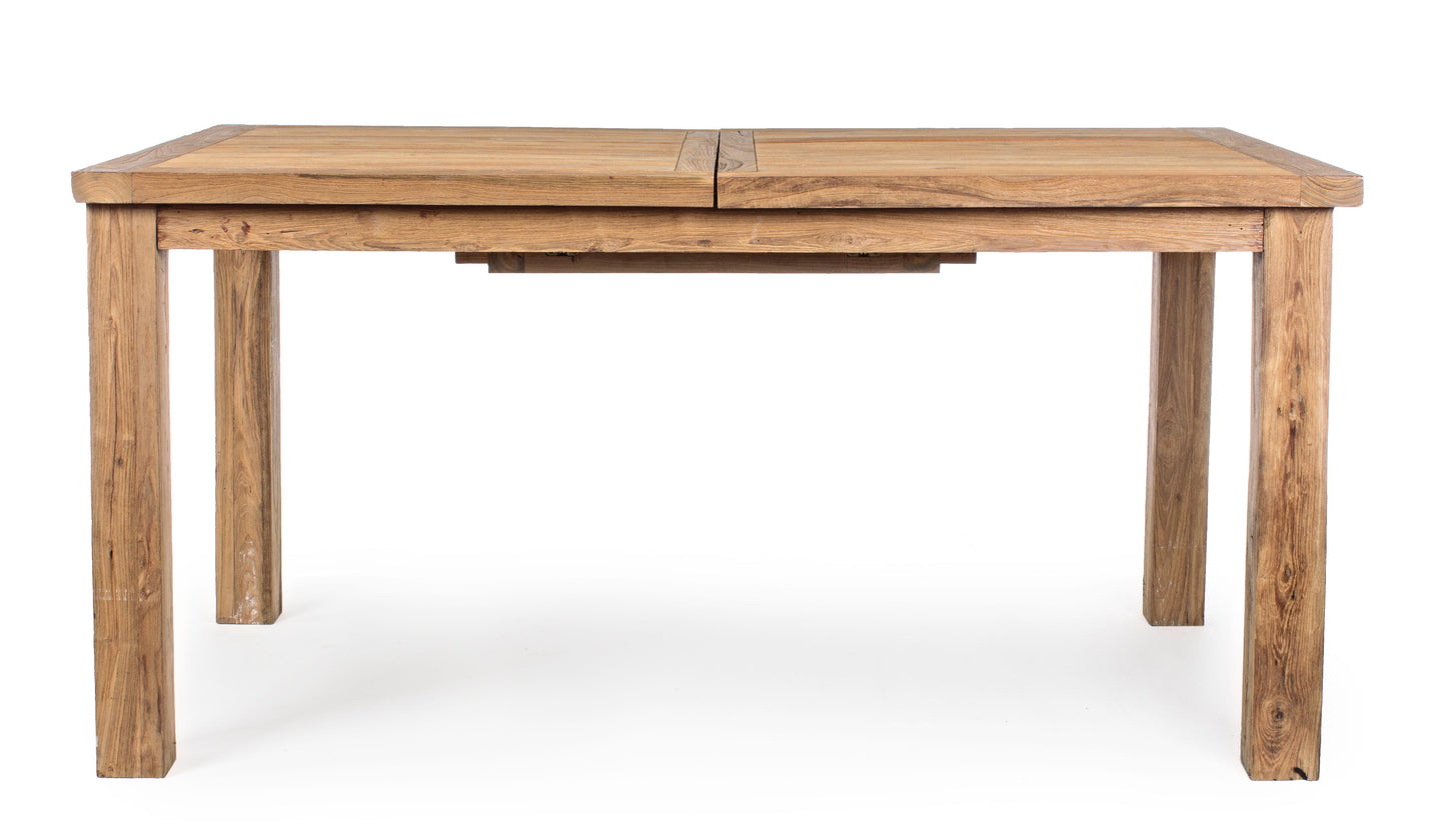Tavolo allungabile in legno massiccio di teak da 160 a 220