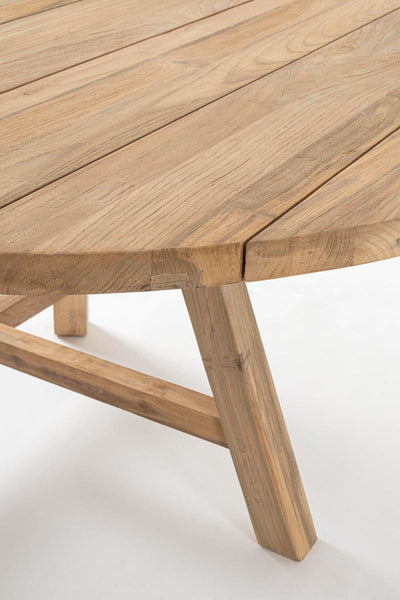 Tavolo tondo in legno di Teak D. 150