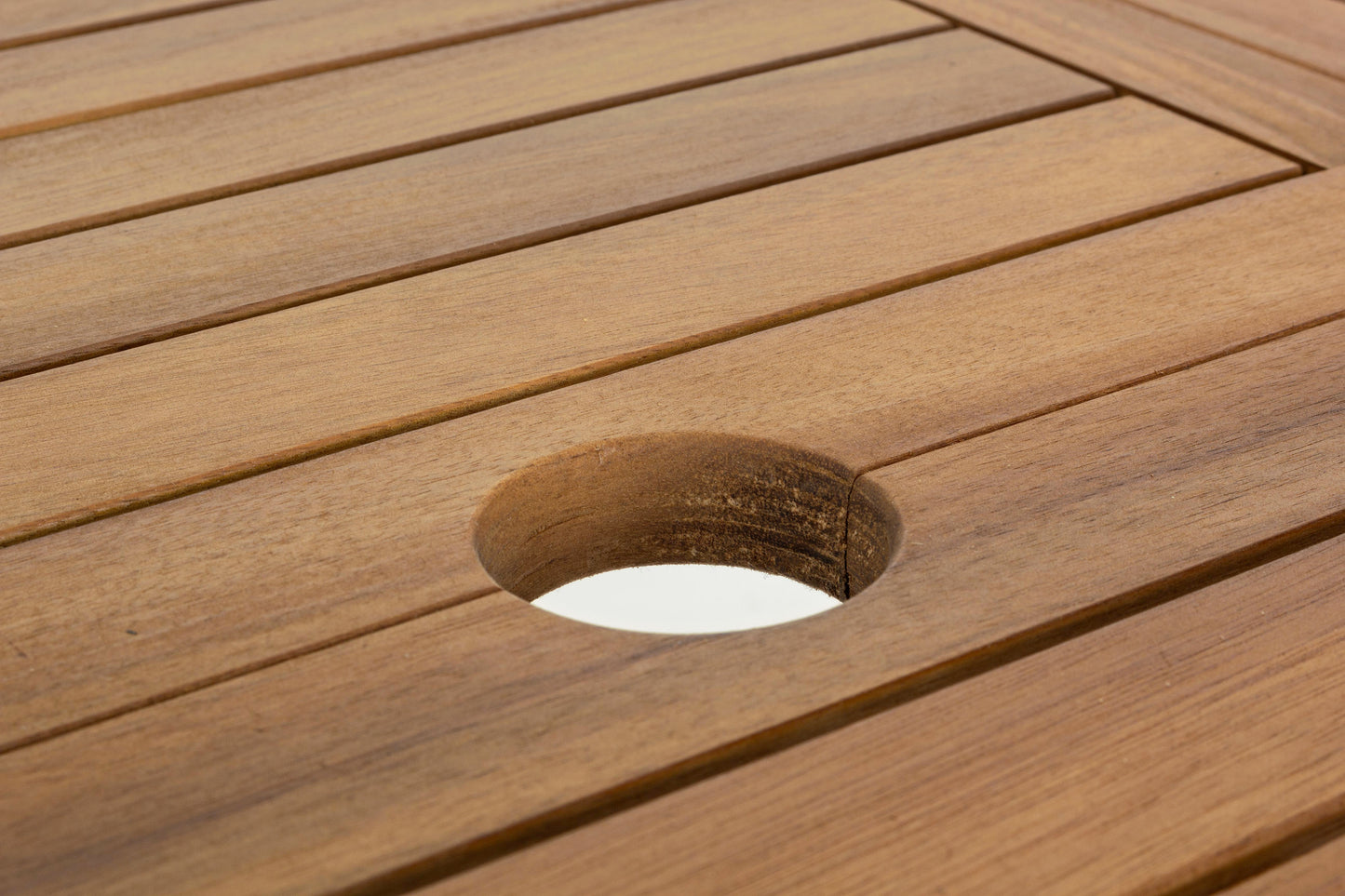 Tavolo allungabile in legno massiccio da esterno da 120 a 160 cm