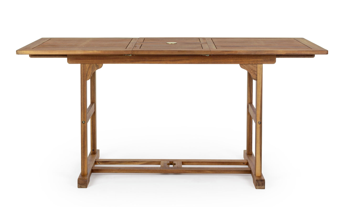 Tavolo allungabile in legno massiccio da esterno da 120 a 160 cm