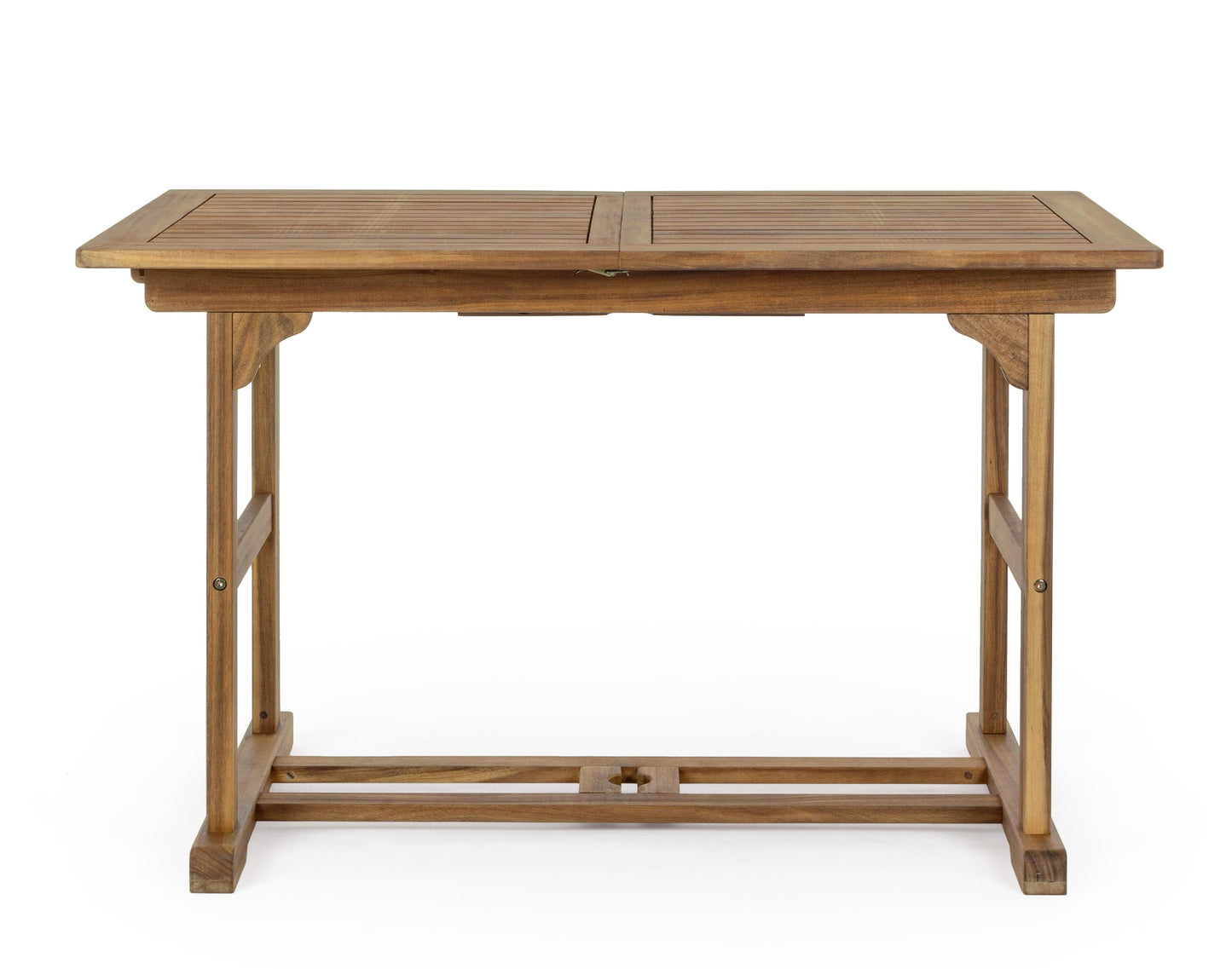 Tavolo allungabile in legno massiccio da esterno da 120 a 160 cm