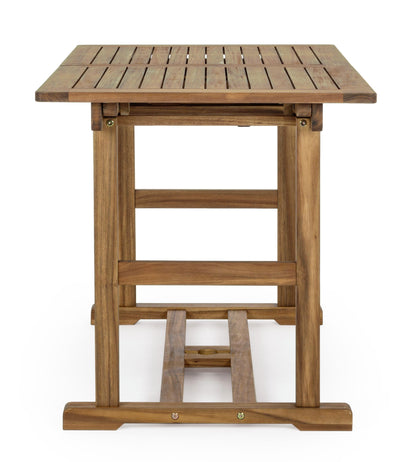 Tavolo allungabile in legno massiccio da esterno da 120 a 160 cm