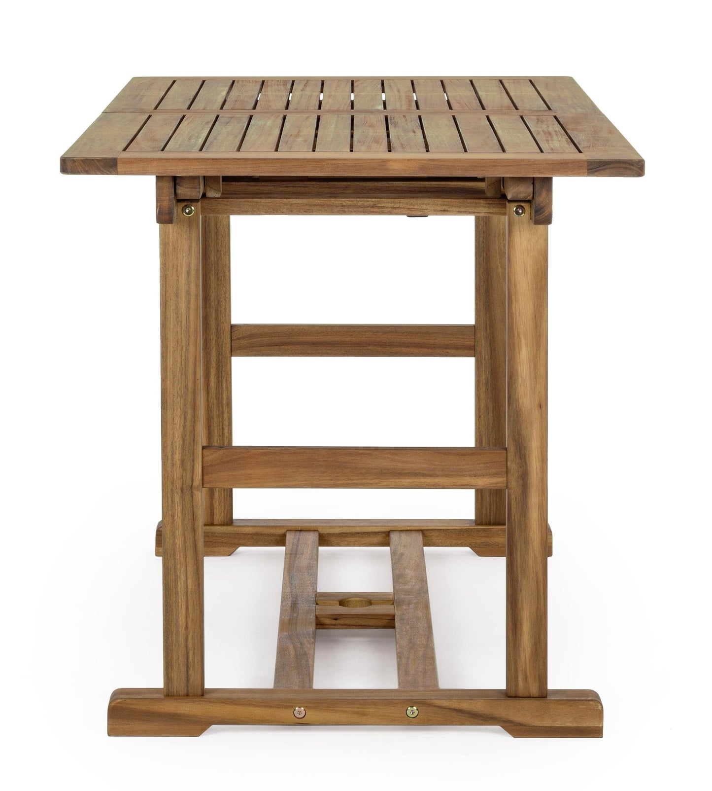 Tavolo allungabile in legno massiccio da esterno da 120 a 160 cm