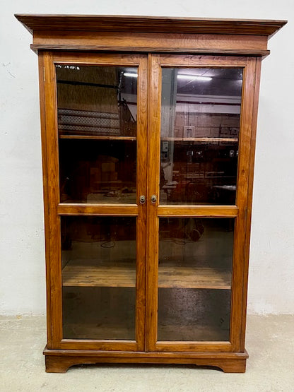 Vetrina coloniale in legno massiccio di teak
