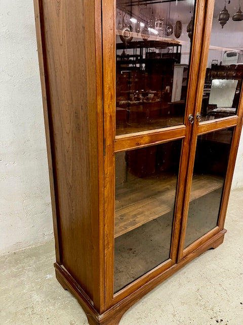 Vetrina coloniale in legno massiccio di teak