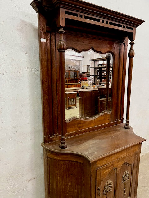 Mobile Specchiera coloniale liberty legno di teak