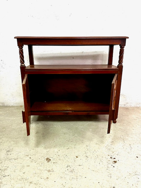 Credenza coloniale in Mogano e Teak